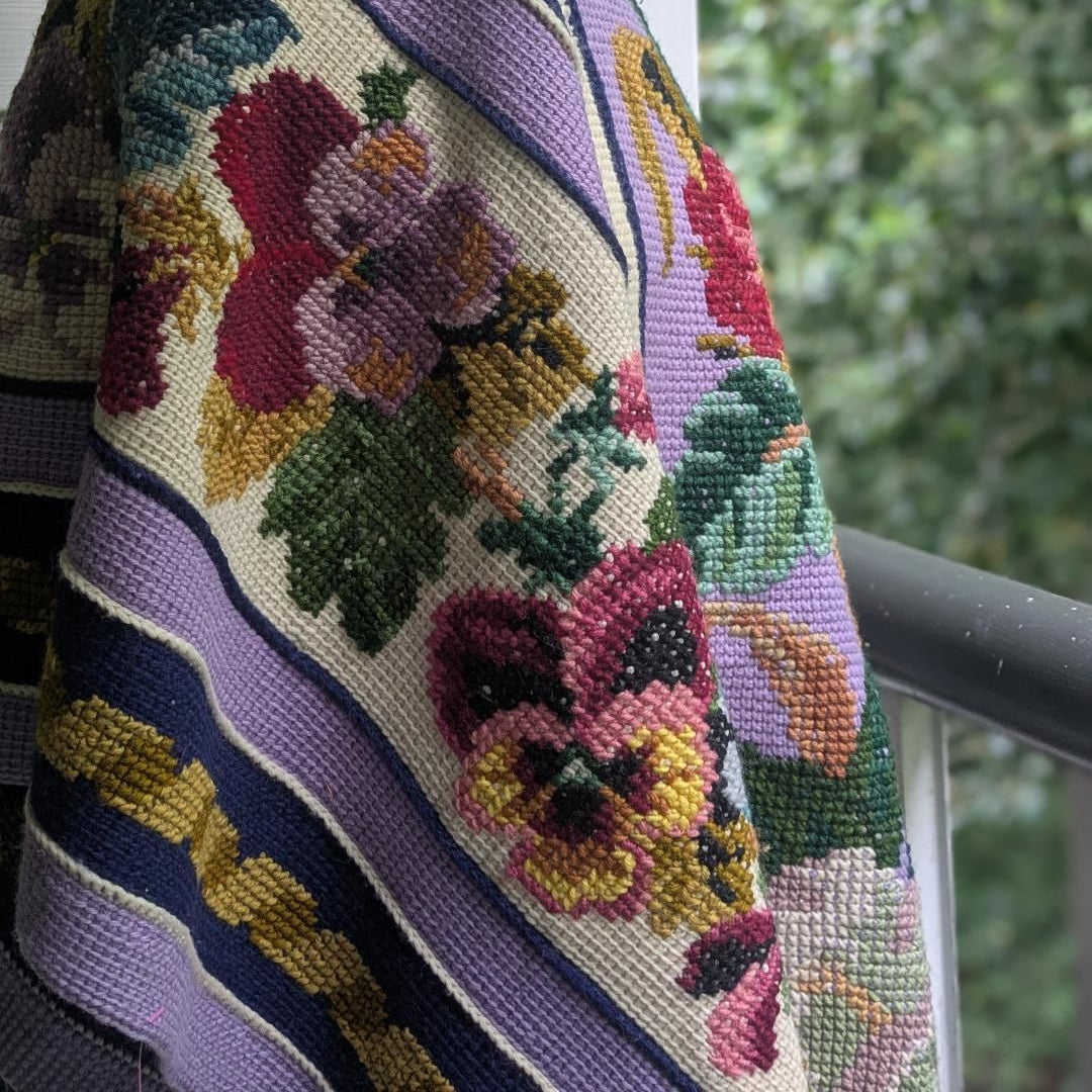 vintage afghan blanket