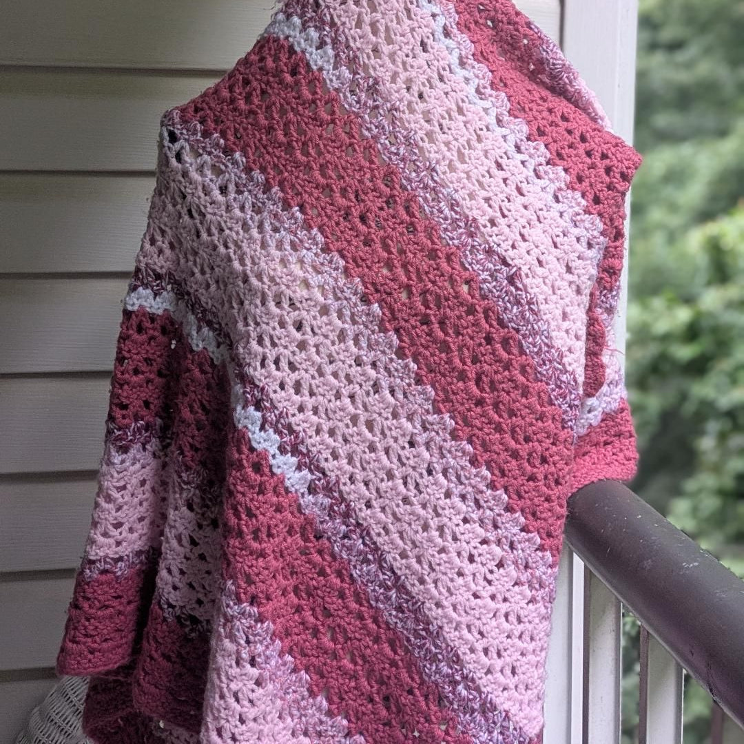 handmade crochet blanket